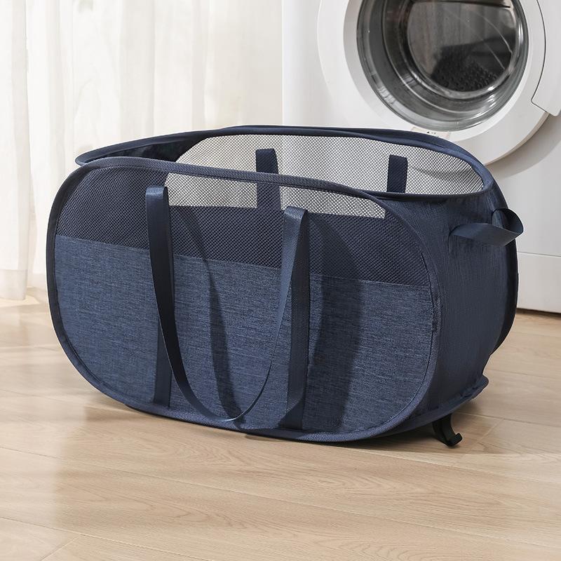 Складная корзина для белья Большие корзины для хранения грязной одежды с ручками для переноски Органайзеры для корзин для грязного белья в ванной