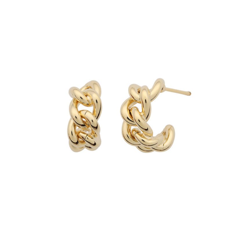 Dana Burton Modern Mini Chain Ring Earrings