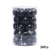 34Pcs Christmas Balls Ornament Hanging Pendants Navidad Noel Party Decor New Year 2024
