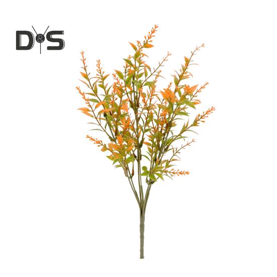 Осенний искусственный цветок с листьями эвкалипта, реалистичный поддельный цветок, Хэллоуин, праздник урожая, вечеринка, домашний офис, стол, центральное украшение, искусственная цветочная ветка