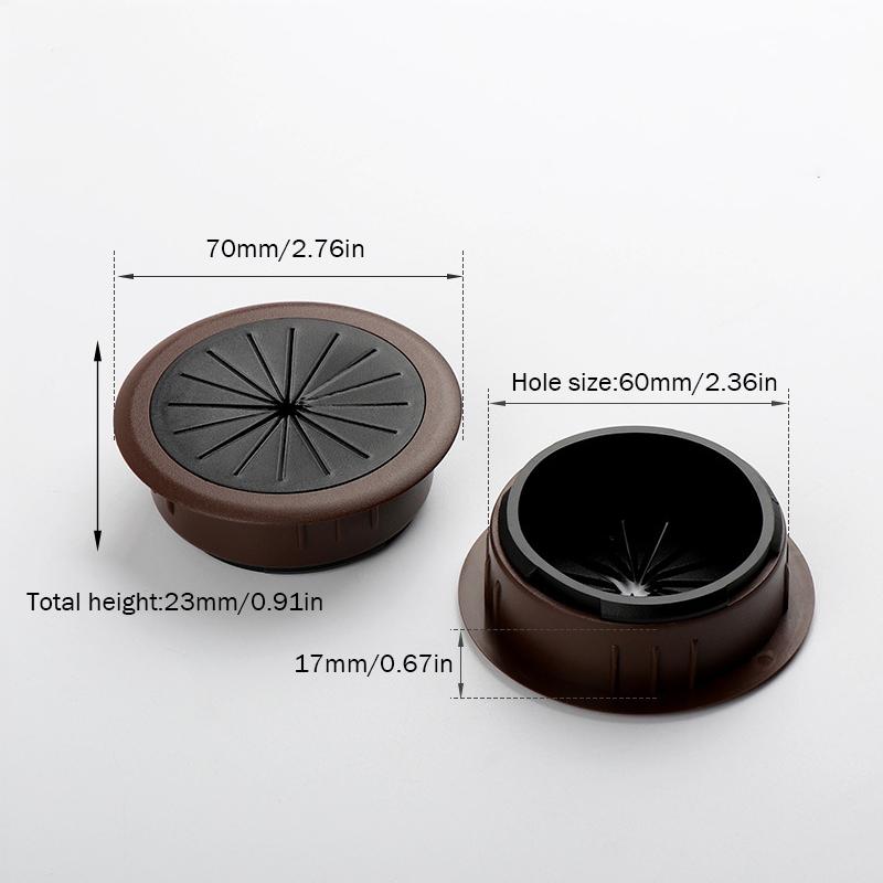 50/60 мм настольная втулка для шнура крышка отверстия для провода крышка выходного отверстия нитепродевающая коробка коробка для пропуска кабеля офисный настольный органайзер для кабеля