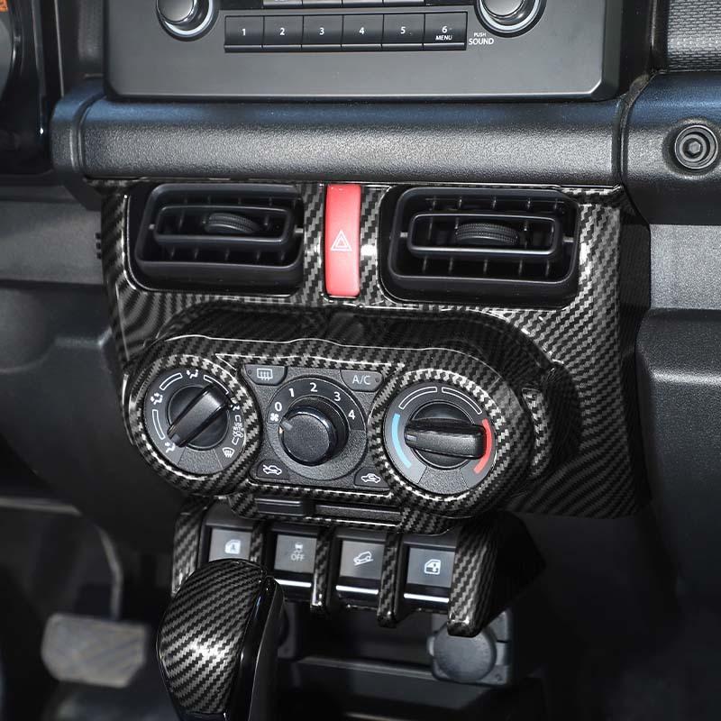  ABS автомобильное украшение переключения передач, панель управления кондиционером, наклейки на переключатель стеклоподъема для Suzuki Jimny 2019, аксессуары для интерьера