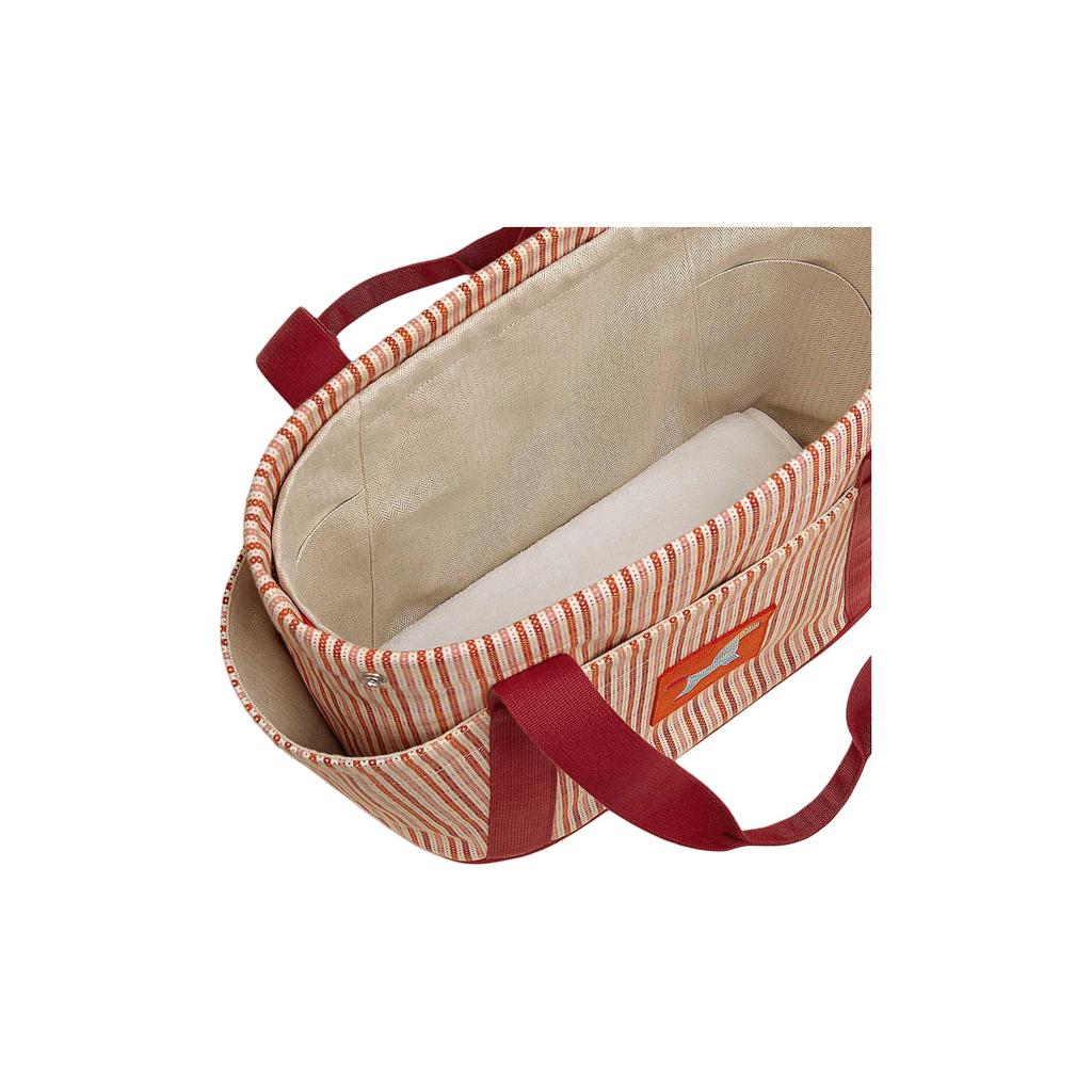 Hermes 88 Animal Weave Embroidery Cotton Baby Bag Women Handbags Orange H104023MV02