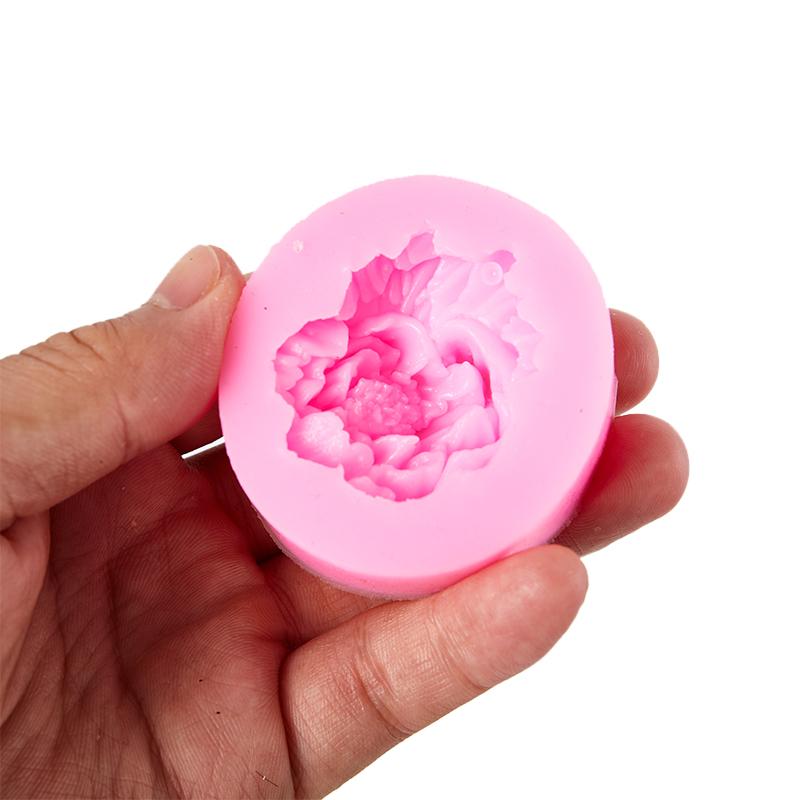 3D цветок силиконовые формы для помадки торта мыло шоколадная форма кухня выпечки
