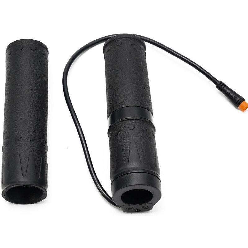 Black Ebike Replacement Speed Throttle Waterproof New Practical Half Twisting Throttle For 158X Half Twist