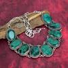 Zambian Emerald Jewelry 925 Solid Sterling Silver Necklace, Handmade Adjustable Chain Necklace Gemstone Jewelry, Gifts For Wife Brand New Necklace