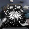 Hamsa Hand Bedding Set Boho Mandala Duvet Cover Set Black Gold Bohemia Bed Set Fatima Hand Bed Linen Lucky Hand Quilt Cover