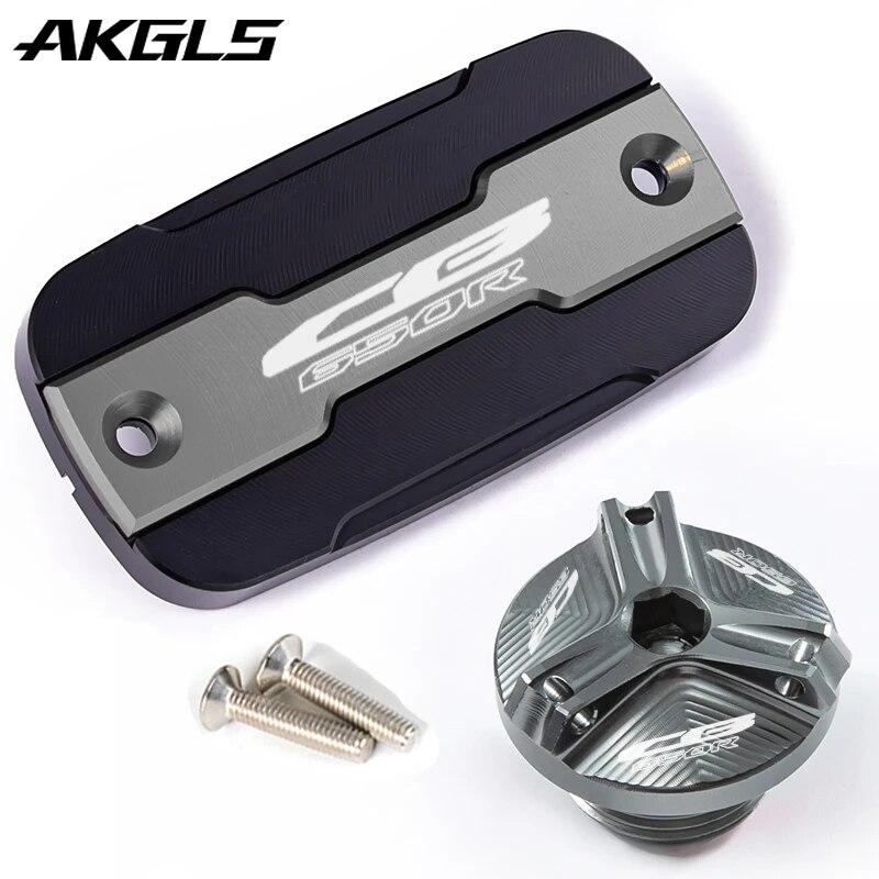 For HONDA CB650R CBR650R CBR 650R CB 650R Motorcycle Front Brake Fluid Tank Cap and Filling Port Cover Protection Accessories