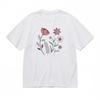 Women's All-Season Fashion Classic T-Shirt Vibrant Flower Bouquet Design Tee