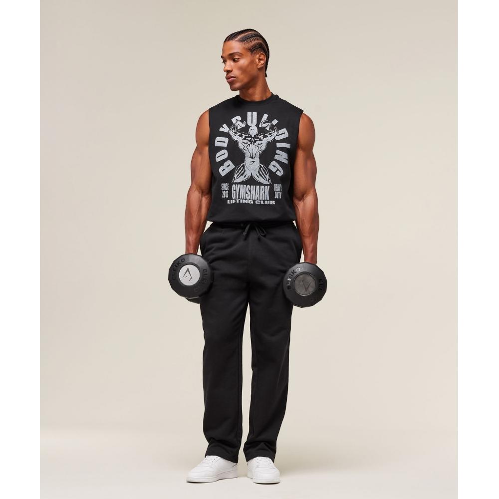 Gymshark Танк Lifting Club Flex черный A2b9i Bb2j