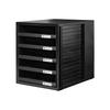 Module De Rangement - HAN - HAN 1401-13 - 5 Tiroirs Ouverts - Noir - Design Innovant