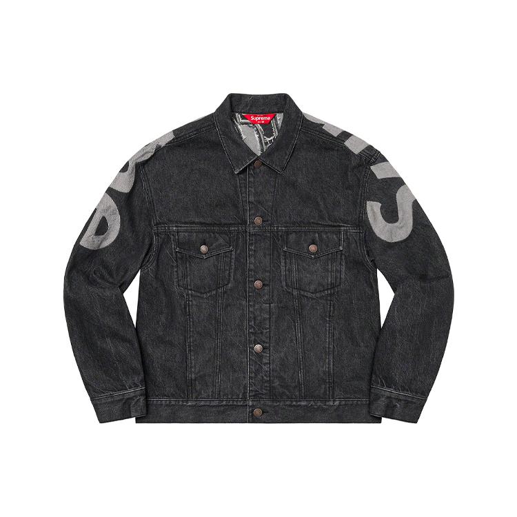 Supreme Inset Logo Denim Trucker Jacket SUP-SS22-070