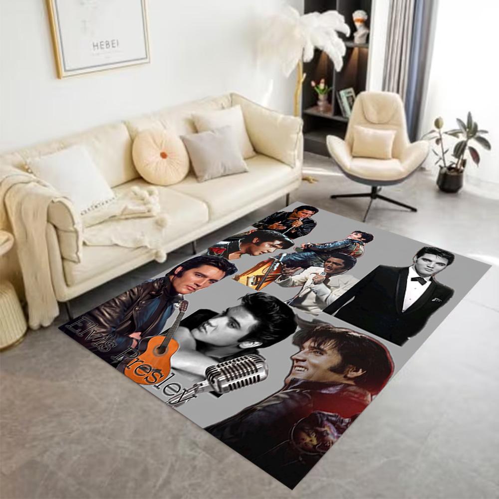 Elvis Presley: Rock Roll Area Rug Perfect for Entryway Decorate room Bedrooms Living Rooms Antislip Carpet Decorate Offices Spiritual Gift