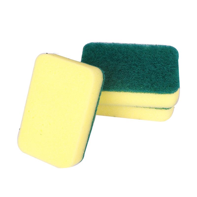 Double-Sided High-Density Dishwashing Sponge & Scouring Pad