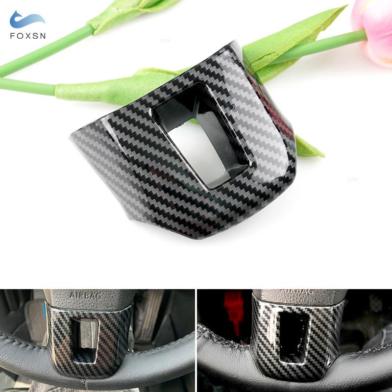 Для VW Golf 6 MK6 Jetta Bora Polo Touran EOS Caddy ABS Карбоновая текстура Внутренняя крышка панели рулевого колеса Внутренние аксессуары
