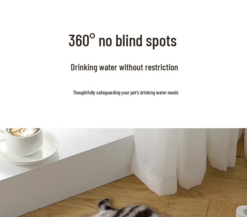Умный подогреваемый фонтан для воды для кошек и йогуртница - Тихая миска для домашних животных для кошек