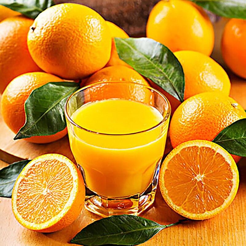 5D DIY Алмазная вышивка Фрукты Апельсин Вишня Пейзаж Алмазная картина Пейзаж Полный круглый Стразы Декор для кухни