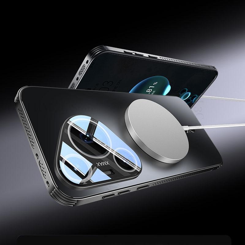 Магнитный чехол Cooling Armor для Huawei Pura 70 Pro Plus с поддержкой Magsafe для Nova 12 Pro 11 Ultra Mate 60 50 Pro Plus