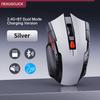 NEXUSCLICK Wireless Optoelectronic Mouse,1600DPI 6 Silent clicks New Game&Craft Gift Mice USB Receiver for Office Gamer