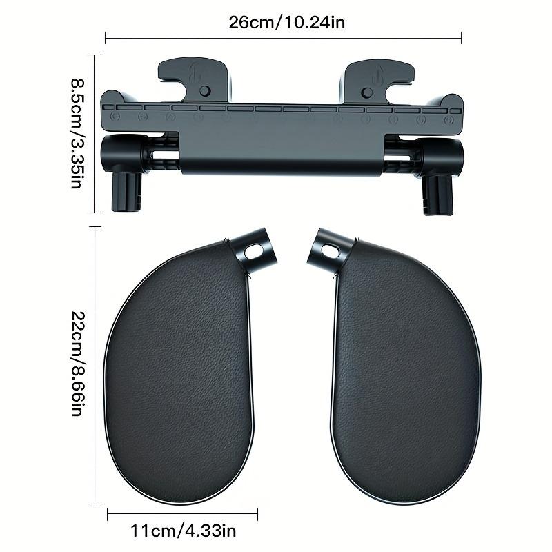 Подушка подголовника автомобиля, Регулируемая подушка для поддержки головы и шеи, Дорожные подушки для сна в автомобиле, Подходит только для подголовника автомобильного сиденья