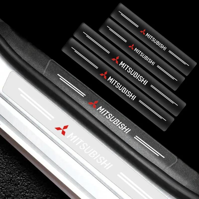 Прозрачная декоративная наклейка-значок на порог автомобиля Для Mitsubishi Asx Lancer Outlander Pajero Ralliart Автоаксессуары IR3