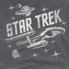 STAR TREK Мужская футболка «Сквозь космос»