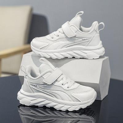 Детская обувь для детей среднего и старшего возраста, маленькие белые туфли, белые туфли для учеников начальной школы, белая спортивная обувь для мальчиков, обувь для путешествий для девочек