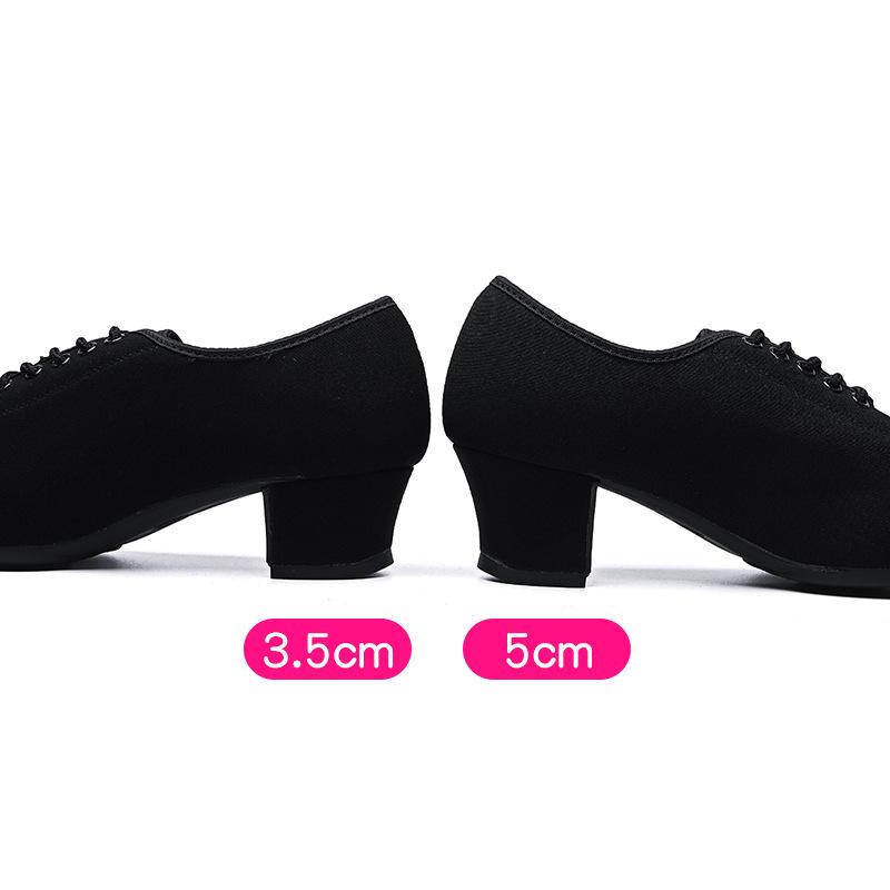 Женская профессиональная обувь для бальных танцев Мягкая подошва Обувь для квадратных танцев Удобная тренировочная обувь для танцев для взрослых