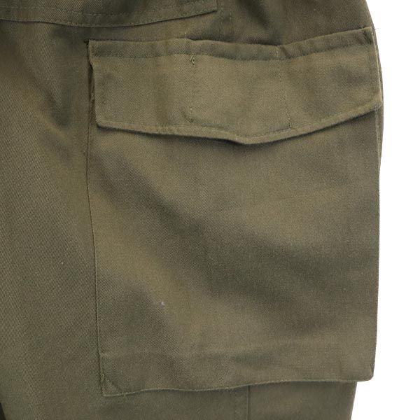 Austrian Army 80s military cargo pants khaki Button fly Men's Used