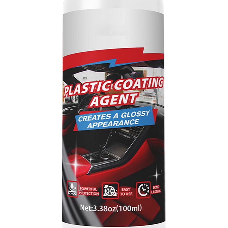 Средство для восстановления салона автомобиля, спрей для покрытия приборной панели с губкой, очиститель для восстановления салона, солнцезащитного козырька, центральной консоли