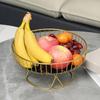 Металлическая Проволочная Корзина для Фруктов Фруктовница Современная Корзина для Фруктов для Овощей-Закусок Столешницы Металлический Поднос для Фруктов Центральный Элемент Стола