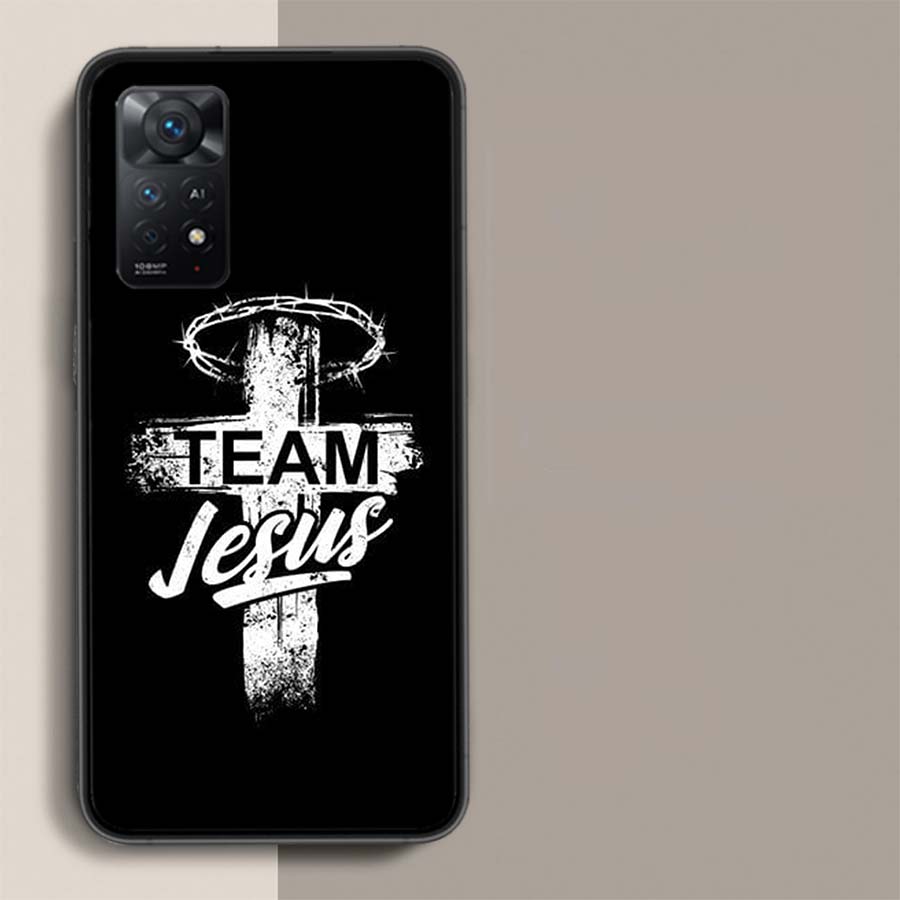 Чехол для телефона с изображением Бога Иисуса и молитвой для Redmi Note 14+ 13 Pro Plus 14C 13C 12C 12 10A 10C 10 9 8 9A 9C 9T 8A 7 Pro Xiaomi Capa Cover Милый