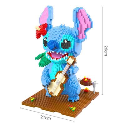 1044 Детали Конструктор Гитара - Набор из Двух Фигурок (Большие и Маленькие)