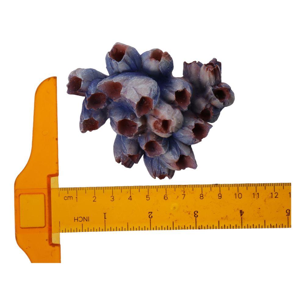 1 шт. Фиолетовый смоляной коралловый полирезиновый аквариумный декор, имитация коралловых украшений для аквариума