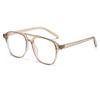 4740 Double Beam Fashion Rice Nail Anti-Blue Light Flat Mirror 2024 New Xiaohongshu Same Versatile Glasses Frame