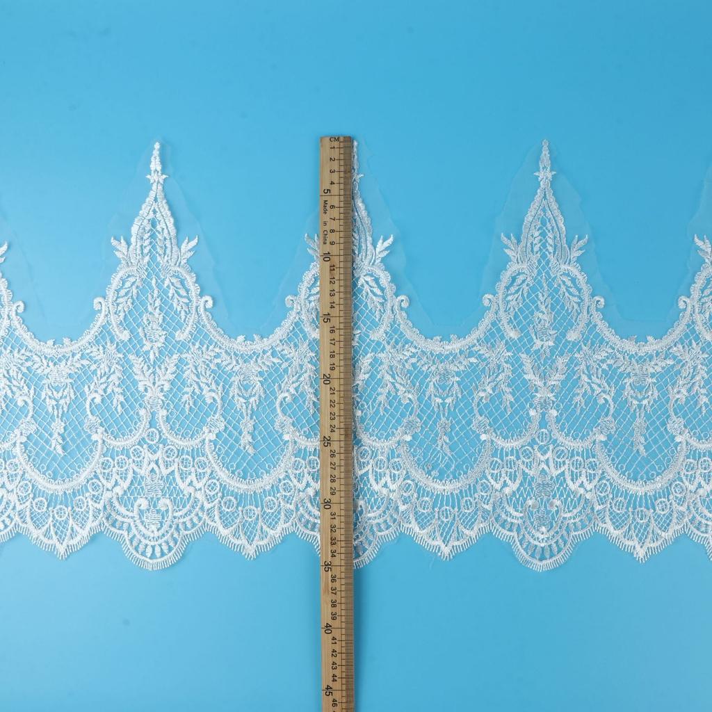 Bead Mesh Large Lace Decoration Hollow Lace Dance Dress Wedding Dress Clothing Accessories 36Cm