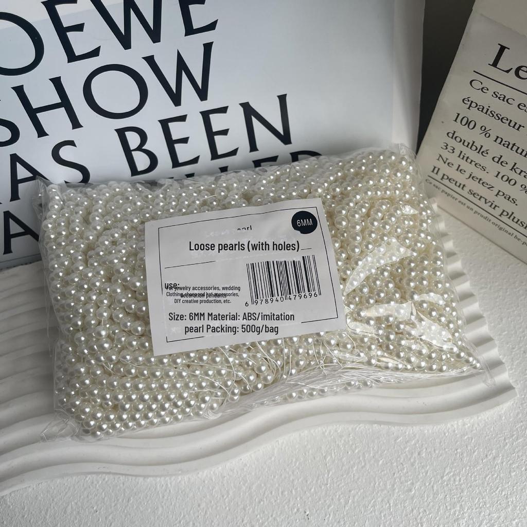 Бусины из искусственного жемчуга оптом для самостоятельного изготовления браслетов и ожерелий