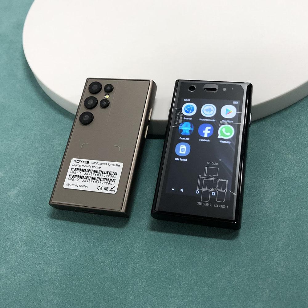 Soyes S24 PRO MAX 4G Мини Смартфон LTE Телефон 3.0 дюйма MTK6737 2 ГБ ОЗУ 16 ГБ ПЗУ 5 МП Камера Две SIM-карты Face ID Android Мобильный телефон