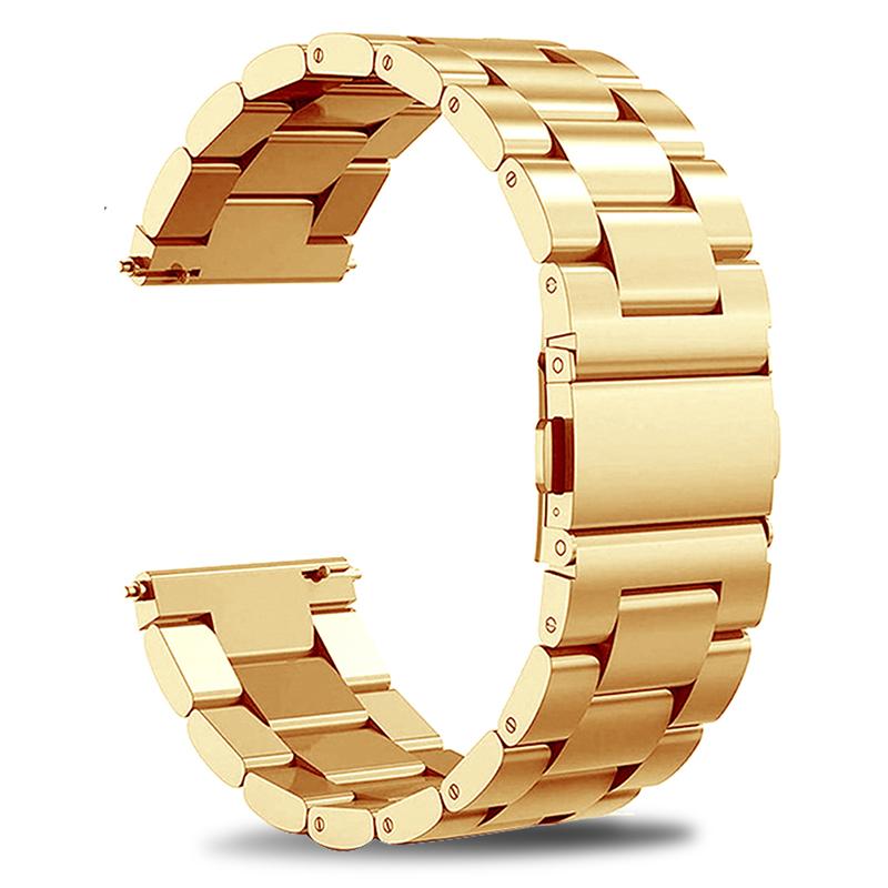 22 мм 20 мм 18 мм Металлический ремешок для Samsung Galaxy Watch 3 4 Active2 S2 Gear S3 Gt 2 Huawei GT2/Amazfit GTR Браслет из нержавеющей стали Подарок на День матери