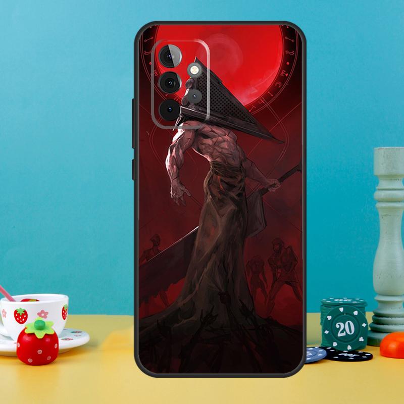 Чехол для игры в жанре хоррор Silent Hill для Samsung Galaxy A54 A34 A24 A14 A52 A32 A12 A53 A33 A13 A51 A71 A21S A52S