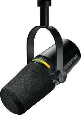 Shure Mv7+ Подкастовый Микрофон С Автоматическим Уровнем Цифровой Поп-Фильтр Реверберация Эффекты