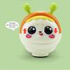 Electric Crawling Caterpillar Toy with Light Music Educational Baby Tummy Time Light-up Movable Eyes Cartoon Caterpillar Musical Toy Toddlers