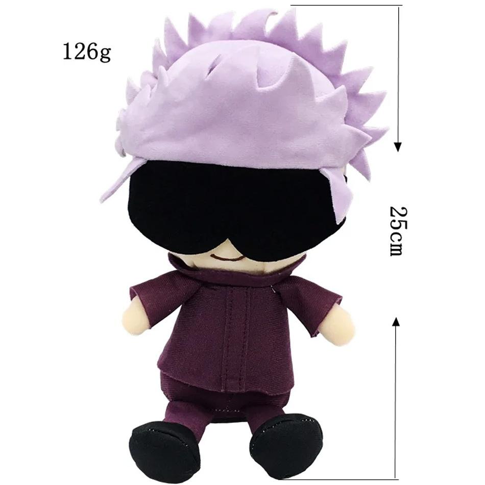 20 см Аниме Плюшевые Игрушки Jujutsu Kaisen Годжо Сатору Фушигуро Мегуми Кугисаки Нобара Мягкие Набивные Куклы Подарки для Детей