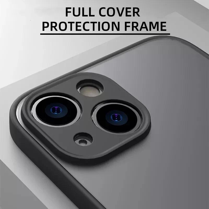 Матовый Чехол Для Телефона Для 14 13 12 15 Pro Max Mini Роскошный Мягкий Силиконовый Ударопрочный Чехол Для 11 XS MAX X XR 7 8 Plus SE