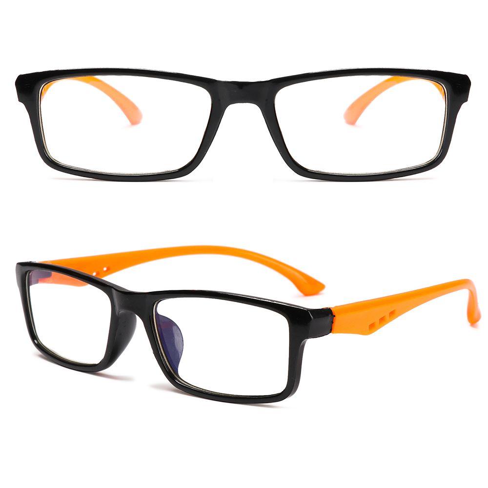 Computer Square Portable Ultra Light Frame Eye Protection Eyeglasses Anti-Blue Light Glasses