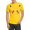 Pokemon Unisex Adult Pikachu Face T-Shirt
