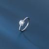 Xiaomi 925 Sterling Silver Zircon Rings For Women Geometric Fine Jewelry Finger Adjustable Geometric CZ  Ring For Party Birthday Gift