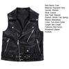 Женский жилет, пальто, искусственная кожа, гладкая поверхность, пояс, декор, отложной воротник, застежка-молния, без рукавов, карманы на молнии, ретро-жилет для мотоциклистов, езда на работу