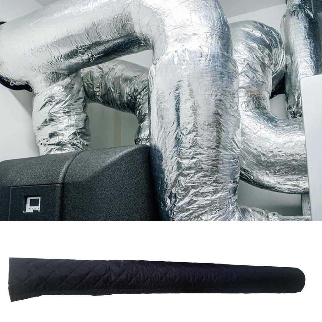 Air Conditioner Hose Cover Wrap Duct Vent Cover Sleeve Waterproof 5.9Inch Ling Insulated Sleeve for Protection Longevity Tube