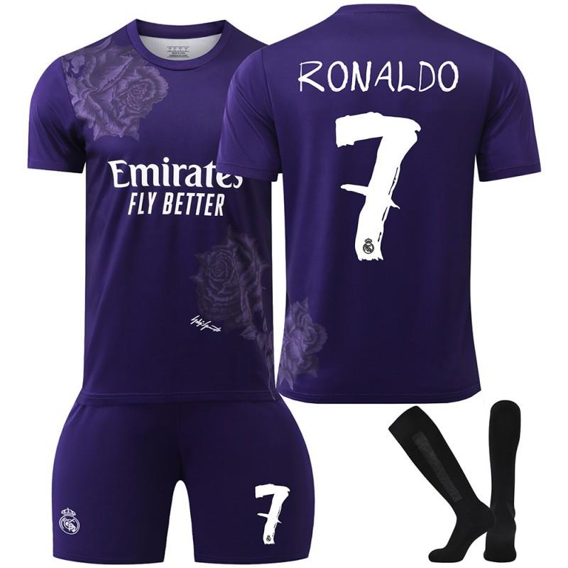 2425 Y3 Co-branded Football Shirt No. 7 C Rovinicius 5 Bellingham 10 Mbabpe Jersey Set